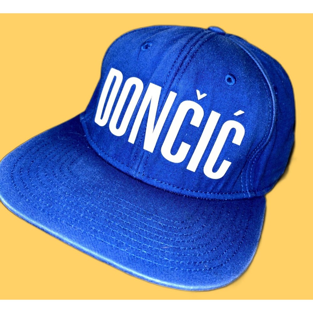 Dallas Mavericks Luca Dončić Already Design Co SnapBack Cap Hat Blue #77